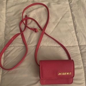JACQUEMUS LA CEINTURE BELLO BELT BAG PINK